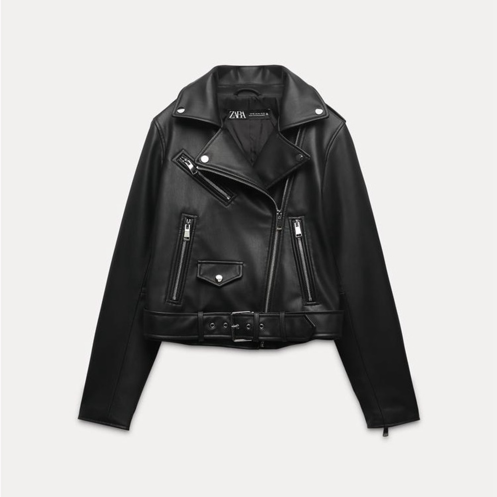 ZARA NWOT | Faux Leather Biker Jacket